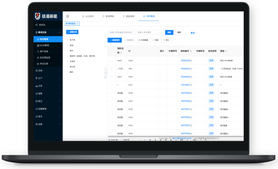 ERP 资源计划平台